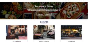 Restaurant website - Template - Bowie Webdesign